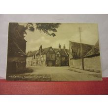 15th C. HOUSE, HIGH ST, LACOCK, WILTS. unused antique postcard C. J. Butler (c =