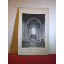 ST. BENET FINK CHURCH. TOTTENHAM, HARINGEY, LONDON unused antique postcard =