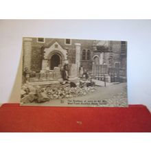 WORK ON NEW WEST FRONT BUCKFAST ABBEY, DEVON unused postcard. by Ern =