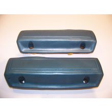 1966 - 70 PLYMOUTH DODGE REAR ARMRESTS BLUE SATELLITE CORONET BELVEDERE 67 68