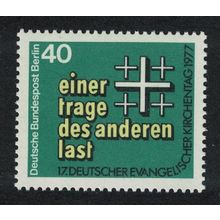 Berlin 17th Evangelical Churches Day 1977 MNH SG#B532