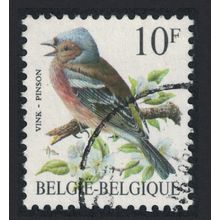 Belgium Chaffinch Bird Buzin 'Pinson' 10f 1990 Canc SG#2854 MI#2404 Sc#1230