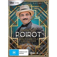 Agatha Christie Poirot: Early Case File Series 1-8 DVD | 28 Disc | Region Free