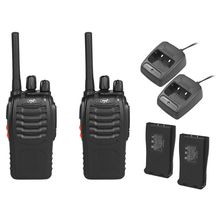 PAREJA DE WALKIE TALKIE PNI PMR R40 PRO CON AURICULARES CARGADORES Y BATERIAS