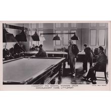 Transport & General Workers Union Home Littleport Billiards Cambridge Postcard