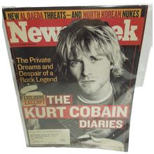Newsweek Magazine October 28, 2002 – Kurt Cobain Diaries Cover – Nirvana Grunge
