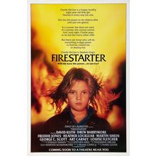 Firestarter (1984)_0 Movie Film Poster Canvas iconic design