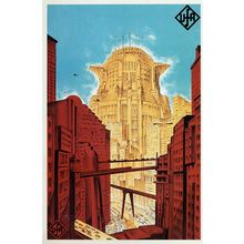 Metropolis nr.2-1926 Poster Canvas Movie Film Print A0 A1 A2 A3 A4 A5 A6 Art Wal