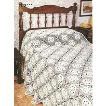 Crochet Bedspread Pattern Clematis Bedspread