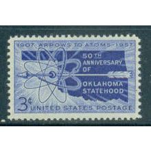 1092 3c Oklahoma Fine MNH MA0187
