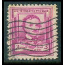 Used 986 3c Edgar Allan Poe Fine M10419