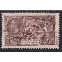 GB 1934 King George V 2s 6d Seahorse Brown Used ( KGV )