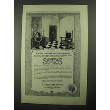 1923 Sanitas Wall Coverings Ad - Build Move Re-Decorate