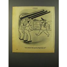 1946 Pepsi-Cola Soda Ad - Cartoon by Phil Hustis