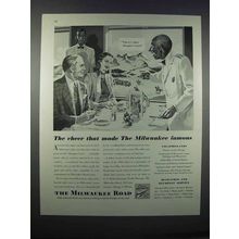 1946 The Milwaukee Road Ad - Cheer Made Famous