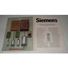 1971 Siemens Solid-State DC Motor Ad
