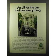 1971 Quaker State Motor Oil Ad - Car Has Everything