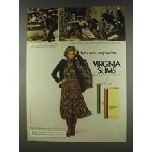 1978 Virginia Slims Cigarettes Ad - Throwing Out Woman