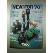 1978 Tasco Ad - Bino/Cam, Binoculars, Riflescopes
