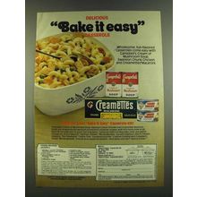 1983 Campbell's Cream of Mushroom Soup & Creamettes Macaroni Ad