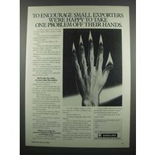 1983 Barclays Banks Ad - Small Exporters