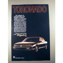 1985 Oldsmobile Toronado Car Ad - Category of One