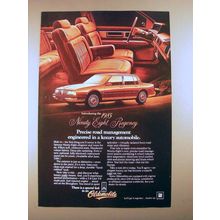 1985 Oldsmobile Ninety-Eight Regency Car Ad!