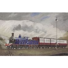 NER Railway Stirling 2-2-2 Train No 326 Eight Footer Postcard