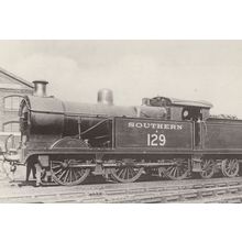 Southern 129 J-Class Ashford 1913 Train Kent Postcard