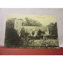 FIGHELDENE CHURCH, WILTSHIRE antique postcard by Enos Sheppard, post office /