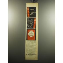 1957 Merriam-Webster New Collegiate Dictionary Ad - A part of Graduation