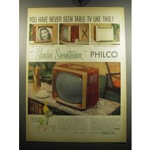 1957 Philco Slender Seventeener Television Advertisement