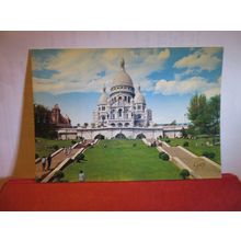 BASILIQUE DU SACRE-COEUR, PARIS, FRANCE used postcard 1980 pm #