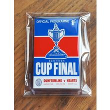 1968 Scottish Cup Final Programme Cover fridge magnet - Dunfermline vs Hearts
