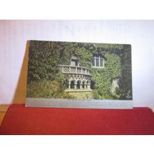 THE STUDY, DEVIZES CASTLE, WILTSHIRE used antique postcard 1905 pm =