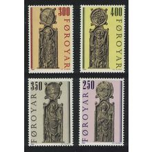 Faroe Is. Pews of Kirkjubour Church 4v 2nd series 1984 MNH SG#90-93 Sc#102-105