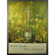 1961 Reed & Barton Petite Fleur Silverware Advertisement