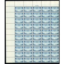 C20, Mint NH 25¢ Airmail Complete Top PL# Sheet of 50 ** Stuart Katz