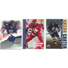Anson Carter 9x card lot incl Jersey, Insert