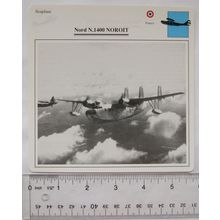 Nord N.1400 Noroit - France - Seaplane - Collectors Club Card