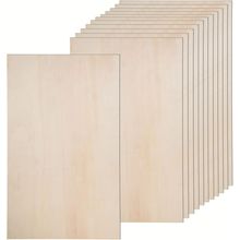 24 Pack Basswood Sheets for Crafts 12 X 24 X 1/8 Inch- 3Mm Thick Plywood Sheets