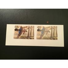 ICOLLECTZONE US 1982 Arkansas #2 Duck Stamp Imperf Pair XF NH
