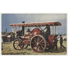 Garrett Showman's Tractor No. 33987. 5 h.p. late 20th C. Salman 5532 RPPC