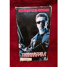 VHS 1991 CAROLCO HOME VIDEO- TERMNINATOR 2 -RATED -R