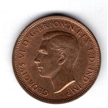 Great Britain. George VI. Halfpenny 1938. dy13447