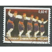 GRC 2002 60c 'TRADITIONAL DANCES' FINE USED (EBID43-307)