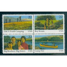 2160-2163 22c Youth Year Fine MNH MA2021