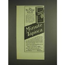 1914 Minute Tapioca Ad - Package For Your Protection