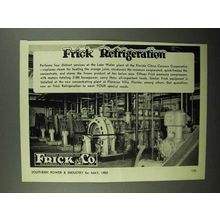 1950 Frick Refrigeration Ad