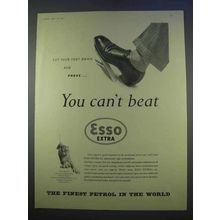 1955 Esso Extra Petrol Ad - You Can't Beat